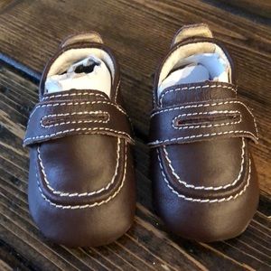 Rileyroos Chocolate Loafers Baby Shoes 0-3M